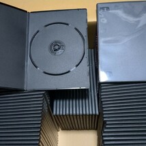 DVDスリムトールケース　中古品　７mm スリムタイプ 黒 空ケース 120セット　１枚収納(2枚収納が混じることも…)_画像1