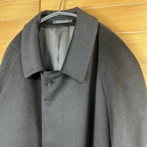 BELTA BUONO ベルタボーノ ステンカラーコート 黒 カシミア100% 上質 cashmer ロングコート アウター 美品 M black