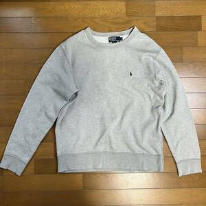 POLO by RALPH LAUREN Polo Ralph Lauren sweat sweatshirt gray M old clothes long sleeve 