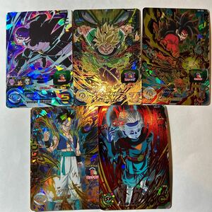 ドラゴンボールヒーローズ 引退品　UM4大神官　　　　　　　　HGD9ゴハンクス未来　 UM12ヒット　 UM5SECブロリーBR SH7バーダックの5枚！