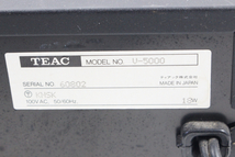 【ト静】 ★ TEAC ティアック STEREO CASSETTE DECK V-5000 ステレオカセットデッキ JAPAN ジャンク 中古現状品 GA543GCG73_画像4