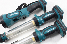 【ト静】 ★ makita マキタ ML145 ×1 ML144 ×2 計3台 本体のみ まとめ 充電式ライト 作業用 照明 ライト 中古現状品 GC618GCG16_画像2