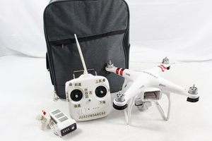 【ト静】 ★ dji ドローン PHANTOM STANDARD Model:W321 プロポ Model : GL390wA 中古現状品 詳細画像参照 動作未確認 現状販売 GC638GCG40