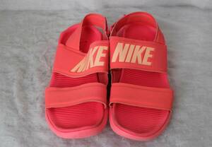 NIKE WMNS TANJUN SANDAL（ナイキ ウィメンズ タンジュン サンダル）（882694 600） レーサーピンク　　wm23㎝ US6　　2016年製　 ok2403C