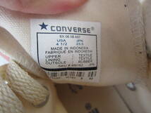 CONVERSE ALLSTAR HI（コンバース オールスターハイ）(M9162)　　生成×赤紺ライン　23.5㎝　US4.5　　ok2402D_画像8