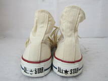 CONVERSE ALLSTAR HI（コンバース オールスターハイ）(M9162)　　生成×赤紺ライン　23.5㎝　US4.5　　ok2402D_画像4