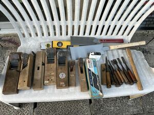 かんな のみ　のこぎりなど大工道具セット