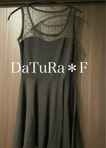 DaTuRa◆シースルー◆ワンピース◆ドレス◆水玉◆ドット◆ノースリーブ