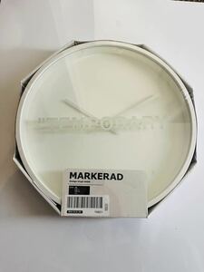 off-white オフホワイト　IKEA イケア　MARKERAD マルケラッド ウォールクロック壁掛け時計　新品未使用