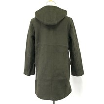 トーナル/TONAL★メルトンウール/ロングコート/フーディ【38/レディースM/カーキ/khaki】比翼仕立て/Coat/Jacket/Jumper◆pBH603_画像3