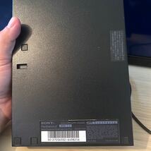 A3 SONY PlayStation2 SCPH70000 ブラック 動作確認済み 中古品_画像3