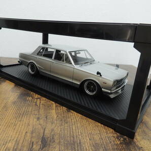 ★【ジャンク品】【コレクション整理品】難あり No.0749 IG イグニッションモデル 1/18 Nissan Skyline 2000 GT-R (PGC10) Silverの画像4