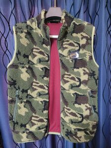 ROKX ロックス STUFFED BEAR VEST スタッフド ベアベスト フリース ボア RXMF6313 カモグリーン L