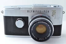 OLYMPUS オリンパス PEN-F / D.Zuiko Auto-S F1.8 38mm フィルムカメラ レンジファインダー 動作確認済み_画像2