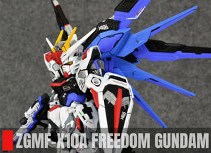 【MGSD ZGMF-X10A フリーダムガンダム Freedom Gundam 細かい塗装 機動戦士ガンダムSEED 塗装済完成品】023-80