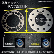 【ツラ職人!!1.5ｍｍスペーサー】326POWER 5穴 PCD139.7 M12 厚み1.5ｍｍ 2枚セット ホイール ワイトレ　ジムニー ジムニーシエラ 2_画像3