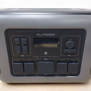 【未使用品】ALLPOWERS ポータブル電源 R2500 容量2016Wh 出力2500W UPS搭載 シガーソケット・USB(Type-A,C)対応 ※No.1※の画像2