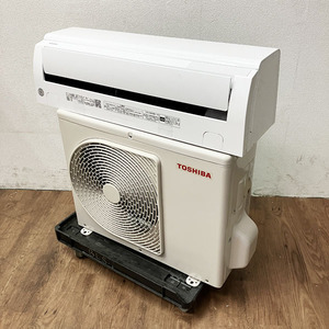 【引取希望・配送要相談】TOSHIBA/東芝 2.2kW 6畳 ルームエアコン セルフクリーン マジック洗浄熱交換器 2023年式 RAS-K221M（W）●54632