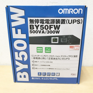 【未使用品】OMRON/オムロン BY50FW 常時商用給田方式 正弦波出力 無停電電源装置 UPS 500VA/300W 2023年製