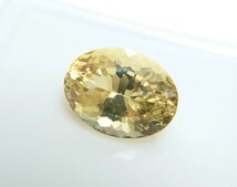 レモンクォーツ　6.07ct ルース　微細なカケ（LA-6784）_画像1