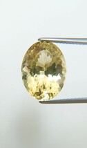 レモンクォーツ　6.07ct ルース　微細なカケ（LA-6784）_画像4