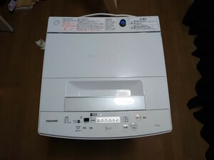 全自動洗濯機 4.5kg TOSHIBA AW-45M7 2020年 外置き使用