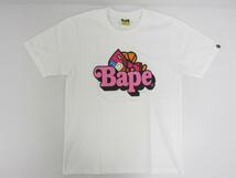 A BATHING APE アベイシングエイプ SHARK MILO ON BAPE TEE 半袖Tシャツ Sサイズ レディース ◆FL945_画像1