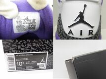 NIKE AIR JORDAN 3 RETRO DARK IRIS CT8532-105 size28.5cm 靴 スニーカー △WT2832_画像10