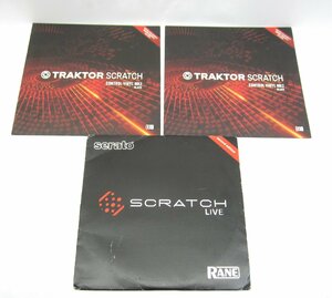 12 Traktor Scratch Control Vinyl Black コントロールバイナル ※ジャンク品 #U2176