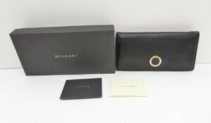 BVLGARI ブルガリ コローレ レザー 二つ折り長財布 財布 △WP1706