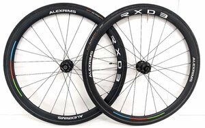 ALEXRIMS アレックスリム RXD3 700C 622x19 ホイール 前後セット ※ジャンク《U7661