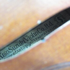 KISO SUZUKI No.130 1/4 スズキ バイオリン ハードケース付属 ※ジャンク品 #U2237の画像7