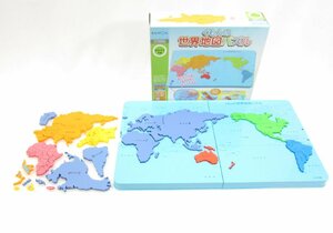 くもんの世界地図パズル 知育・幼児玩具 本 □UZ570