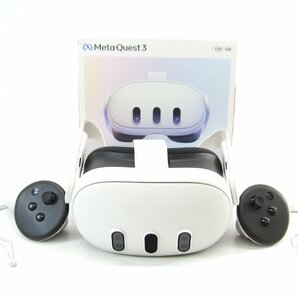 Meta Quest 3 128GB メタクエスト VRヘッドセット 1スタ ※ジャンク品※ ∠U2264の画像1