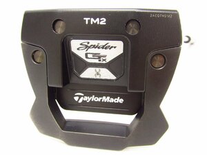 TaylorMade テーラーメイド SPIDER スパイダー GTx BLACK TRUSS TM2 パター ヘッドカバー付 ∩SP7777