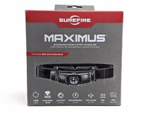 未使用 SUREFIRE シュアファイア MAXIMUS 充電式LEDヘッドランプ フラッシュライト 1000ルーメン HS3-A-BK《A9194_画像1