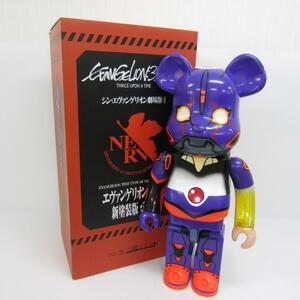 メディコムトイ BE＠RBRICK ベアブリック エヴァンゲリオン 初号機(新塗装版) 1000％ フィギュア エヴァストア限定 箱付き ◆AC24813