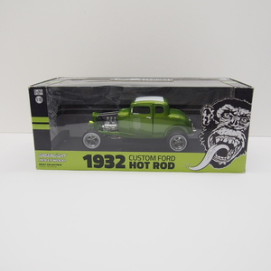 GREEN LiGHT HOLLY WOOD 1/18 Gas Monkey garage 1932 CUSTOM FORD HOT ROD 中古 ミニカー ∴WH3529