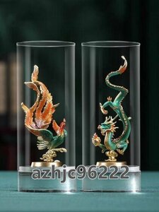 超人気☆龍 鳳 置物 風水 竜 開運 ラインス 龍の置物 新年 飾り 縁起物 商売繁盛 幸運 玄関 金運 財運