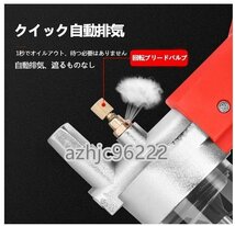 グリスガン 24Vコードレス電気グリースガン 600CC容量電動工具キット 2.7Ahリチウム電池 注油工具掘削機用 8000PSI高圧グリースガン_画像3