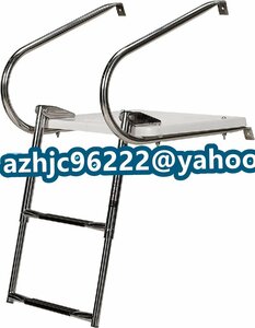  super popular * boat for .. ladder boat platform attaching 2 step folding type extension boat ladder, flexible type marine Drop boat ladder 