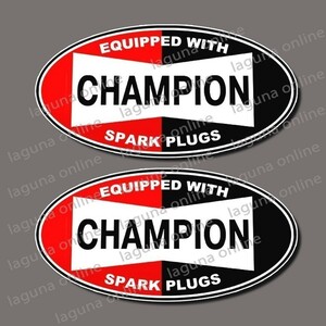 ☆即納☆　Champion　チャンピオン　ステッカー　デカール　並行輸入