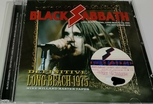 ブラック・サバス 1975年 Mike Millard Master Tapes Black Sabbath Live At Long Beach ,USA Ozzy Osbourne