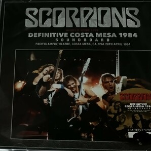 スコーピオンズ 1984年 SDB 特典付 Scorpions Live At Costa Mesa,USA