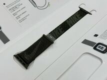 ☆即決 美品 純正 Apple watch ブラック カーゴカーキNikeスポーツループ 41mm 40mm アップルウォッチ38mm ナイキ 443_画像1