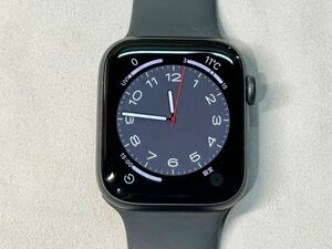 ☆即決 美品 オススメ Apple watch Series5 44mm スペースグレイアルミニウム GPS+Cellularモデル アップルウォッチ シリーズ5 583