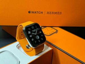 ☆即決 美品 Apple Watch series6 HERMES 44mm アップルウォッチ エルメス GPS+Cellular シルバーステンレス シリーズ7 560