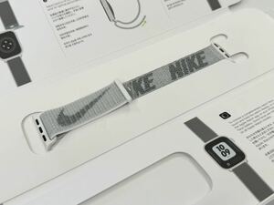 ☆即決 美品 純正 Apple watch NIKE サミットホワイト Nikeスポーツループ 41mm 40mm アップルウォッチ 正規品 451