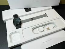 ☆即決 美品 Apple watch Series6 44mm グラファイトステンレス GPS+Cellular ミラネーゼループ アップルウォッチ シリーズ538_画像2