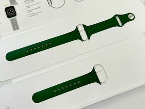 ☆即決 美品 純正 Apple watch クローバースポーツバンド 41mm 40mm 38mm アップルウォッチ ラバーバンド 455